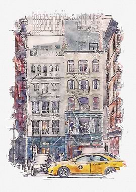 Watercolor New York