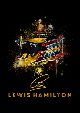Lewis Hamilton 2017 Gold