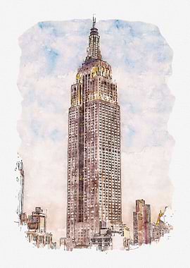 Watercolor New York