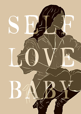 Self Love Baby Art Deco