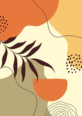 Tropical leaf line shapes