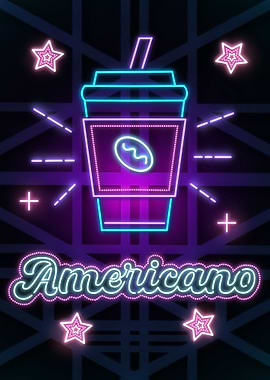 Americano Coffee Neon Sign