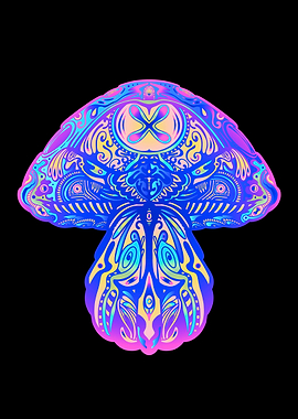 trippy magic mushroom