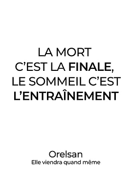 Orelsan affiche poster