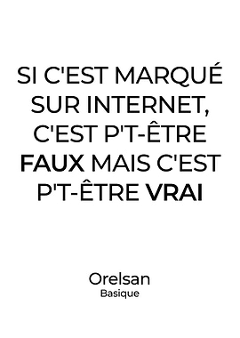 Orelsan affiche poster