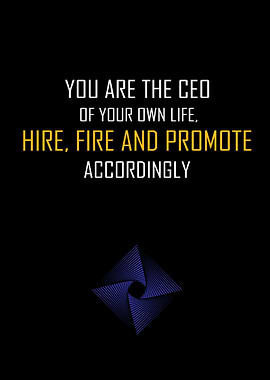 You are the CEO