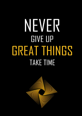 Great things take time