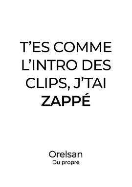 Orelsan affiche poster