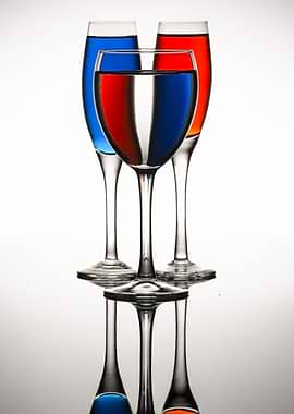 Creative Glass Arrangement