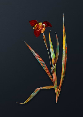 Vintage Tiger Flower