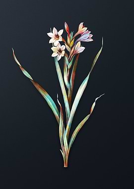 Vintage Sword Lily Flower