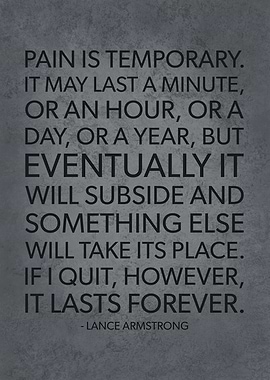 Pain Is Temporary