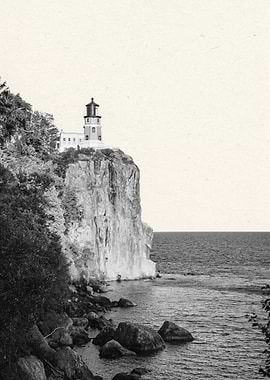 Split Rock Black and White