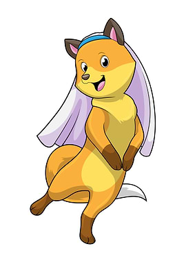 Fox Bride Wedding Veil
