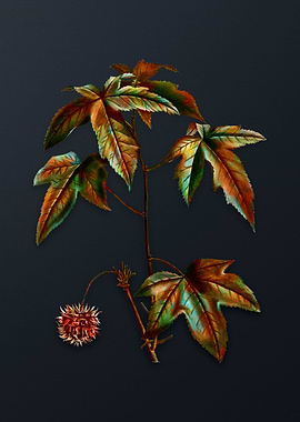 Vintage American Sweetgum