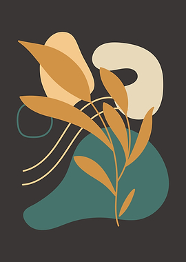 Geometric abstract leaves