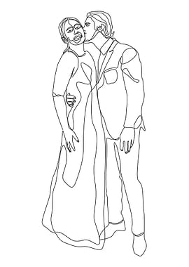 Couple romantic one line