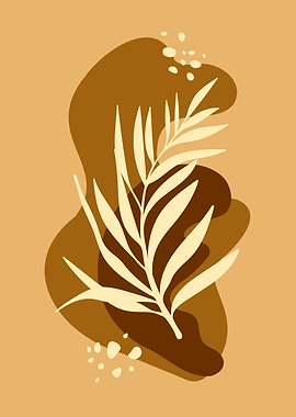 Boho Botanical olive leaf