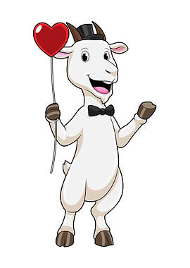 Goat Groom Wedding Balloon