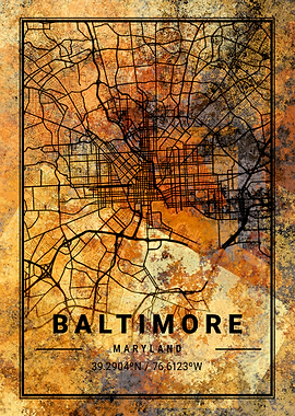 Baltimore Maryland Map