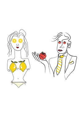 Couple romatic Picasso Art