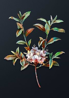 Vintage Azalea Flower