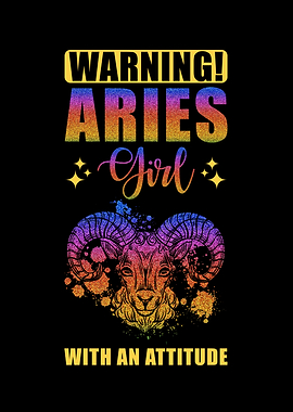 Warning Aries Girl with