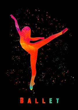 Ballet Dance Colorful