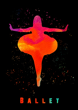 Ballet Dance Colorful