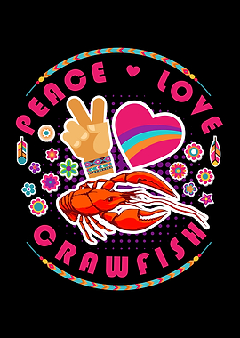 Peace Love Crawfish