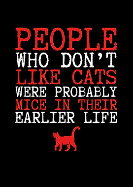 People who dont like cats