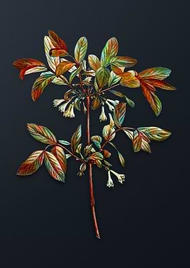 Vintage Honeyberry Flower