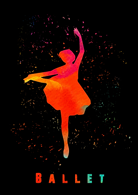 Ballet Dance Colorful