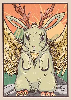 Mythical rabbit creature