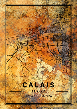 Calais France Map