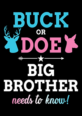Gender reveal buck or doe