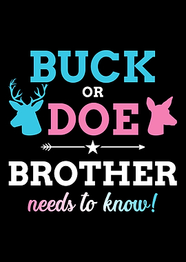 Gender reveal buck or doe
