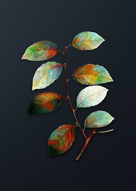 Vintage Eared Willow