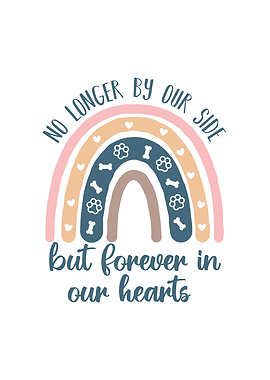 Dog Memorial Forever Heart