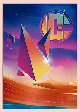 Abstract Crypto Painting