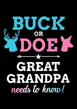 Gender reveal buck or doe