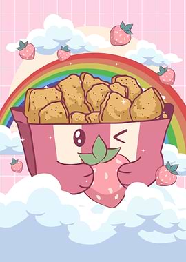 Chicken Nuggets Strawberry