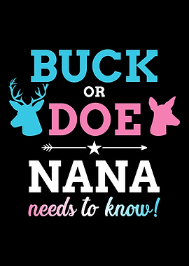 Gender reveal buck or doe