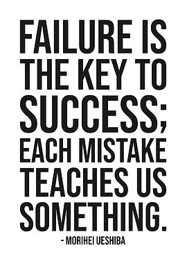 Failure Is Key To Success