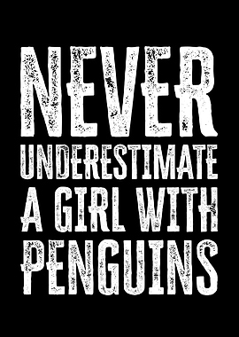 A Girl With Penguins