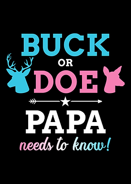 Gender reveal buck or doe