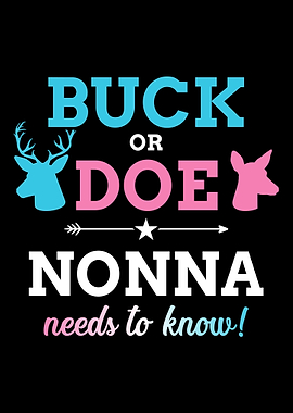 Gender reveal buck or doe