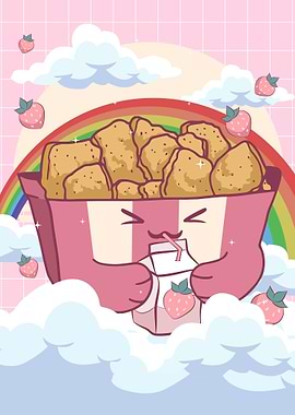Chicken Nuggets Strawberry