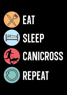 Eat Sleep Canicross Repeat