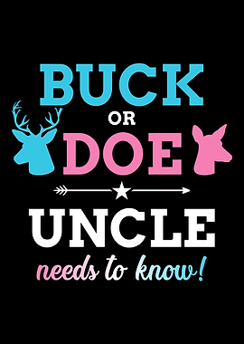 Gender reveal buck or doe